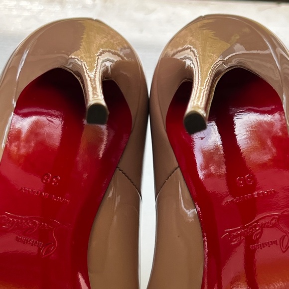 Louboutin 100mm patent leather heels - Picture 11 of 13